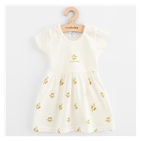Sukienka niemowlęca z bawełny organicznej krótki rękaw New Baby Oliwki