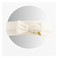 Bawełniana opaska niemowlęca z bawełny organicznej New Baby Oliwki