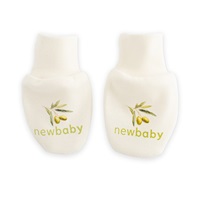 Rękawiczki niemowlęce z bawełny organicznej New Baby Oliwki