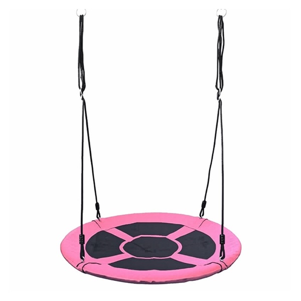 Huśtawka bocianie gniazdo 100 cm Baby Mix różowa