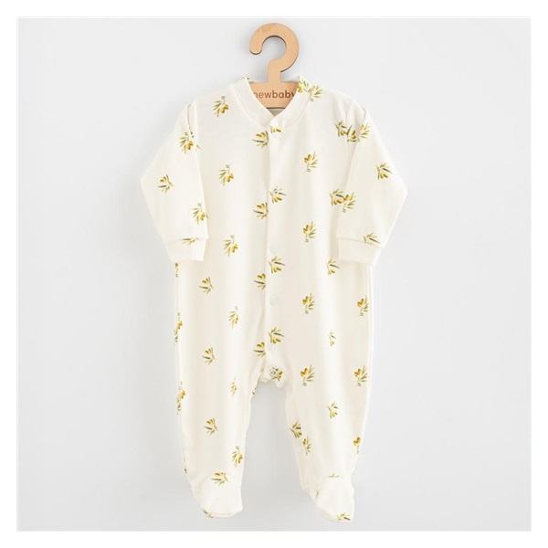 Niemowlęcy pajacyk z organicznej bawełny New Baby Oliwki
