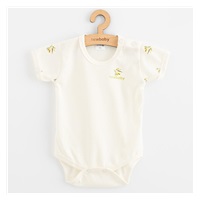Niemowlęce body krótki rękaw z organicznej bawełny New Baby Oliwki