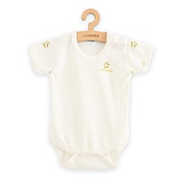 Niemowlęce body krótki rękaw z organicznej bawełny New Baby Oliwki