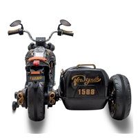 Dziecięcy motocykl elektryczny SideCar Baby Mix czarny