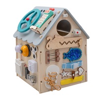 Tablica aktywności Montessori LED Domek Baby Mix