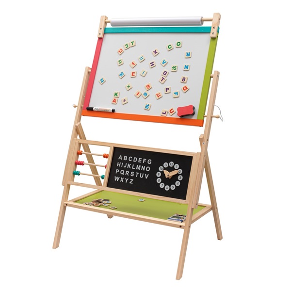 Drewniana tablica dla dzieci 2w1 Montessori Baby Mix