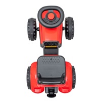 Dziecięce jeździdełko traktor z przyczepą i narzędziami Baby Mix Benny czerwony