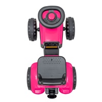 Dziecięce jeździdełko traktor z przyczepą i narzędziami Baby Mix Benny różowy