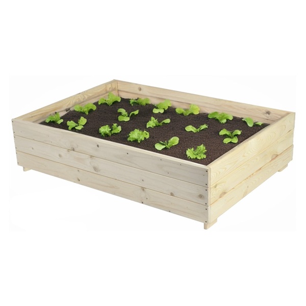 Warzywniak - podwyższona grządka drewniana XL Baby Mix 120x80x30 cm