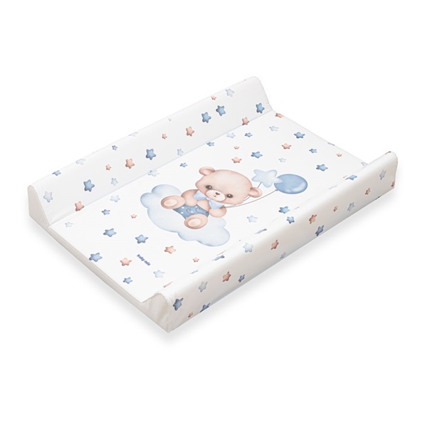 Przewijak usztywniany Baby Mix Miś 47x70 cm niebieski