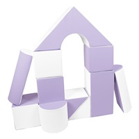 Klocki piankowe – gigantyczna układanka 11 szt white-lilac