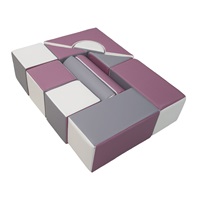 Klocki piankowe – gigantyczna układanka 11 szt white-grey-purple