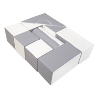 Klocki piankowe – gigantyczna układanka 11 szt white-grey