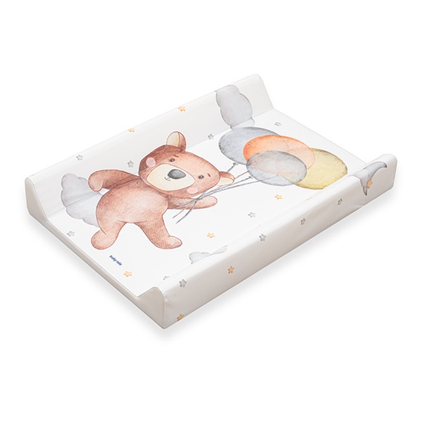 Przewijak usztywniany Baby Mix Miś 47x70 cm różowy