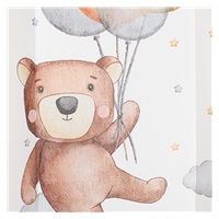 Przewijak usztywniany Baby Mix Miś 47x70 cm różowy