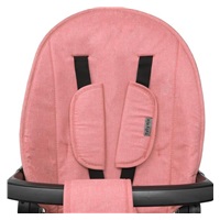 DRUGA JAKOŚĆ Dziecięcy trójkołowiec Baby Mix Peony EVA różowy