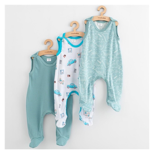 Niemowlęce śpiochy New Baby Classic II 3 szt boy