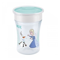 Kubek do nauki Mini Magic NUK 360° z wieczkiem Frozen Elsa 230 ml