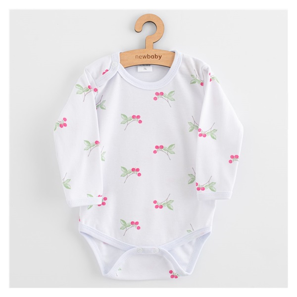 Niemowlęce body New Baby Classic II raspberry