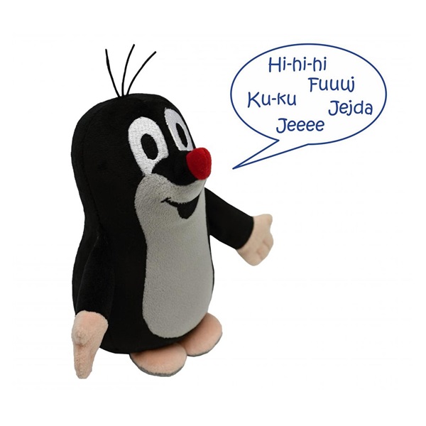 Pluszowa zabawka mówiący Krecik 15 cm