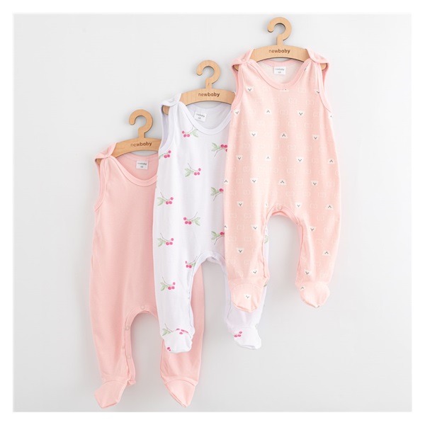 Niemowlęce śpiochy New Baby Classic II 3 szt girl