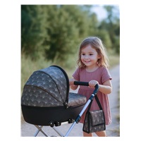 Luksusowy wózek dla lalek New Baby COMFORT złoto-czarny
