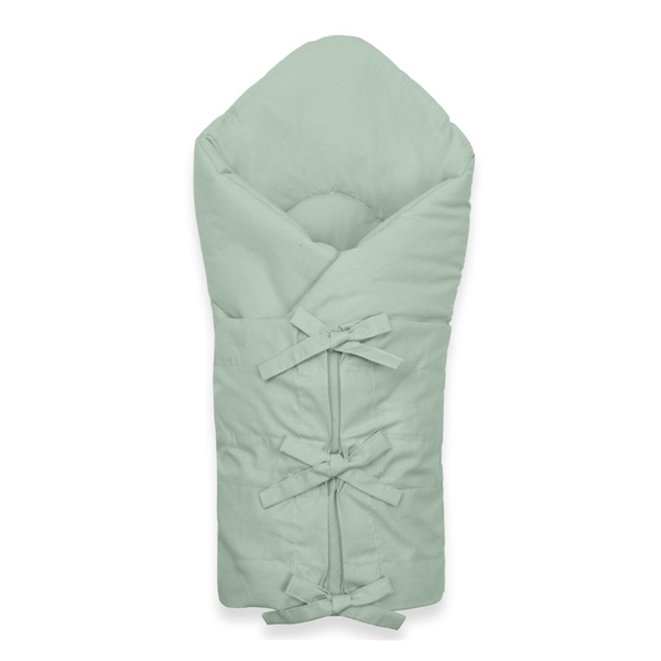 Klasyczny rożek wiązany New Baby sea green