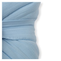 Muślinowy rożek wiązany New Baby blue
