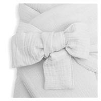 Muślinowy rożek wiązany New Baby white