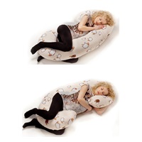 Poduszka do karmienia New Baby w kształcie C cappuccino 285 x16