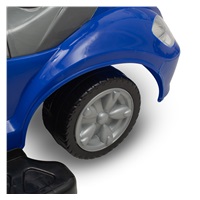 Dziecięcy jeździk z rączką 3w1 Baby Mix Mega Car niebieski