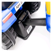 Dziecięce jeździdełko traktor z przyczepą i narzędziami Baby Mix New Holland żółty (Jak nowe)