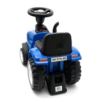 Dziecięce jeździdełko traktor z przyczepą i narzędziami Baby Mix New Holland żółty (Jak nowe)