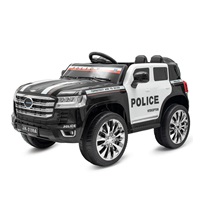 Dziecięcy samochód elektryczny Baby Mix Police 4x4 czarny (Uszkodzone opakowanie)