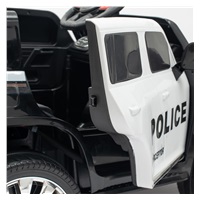 Dziecięcy samochód elektryczny Baby Mix Police 4x4 czarny (Uszkodzone opakowanie)