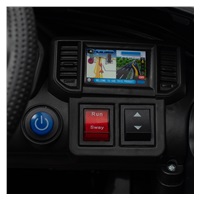 Dziecięcy samochód elektryczny Baby Mix Police 4x4 czarny (Uszkodzone opakowanie)