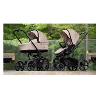 Lekki wózek spacerowy z dużymi kołami X-lander Cruiser 2.0 Cool Beige