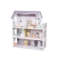 Drewniany domek dla lalek Rose Montessori Baby Mix