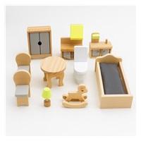 Drewniany domek dla lalek Rose Montessori Baby Mix