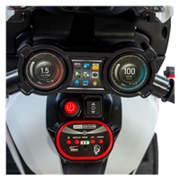 Dziecięcy motocykl elektryczny Baby Mix Rare biały  (Uszkodzone opakowanie)