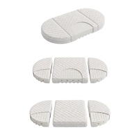 Dziecięce rosnące łóżeczko 3w1 owalne + materac New Baby kaszmir
