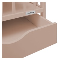 Łóżeczko dla dzieci z szufladą New Baby BASIC kaszmir