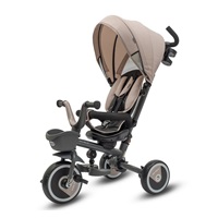 Dziecięcy rowerek trójkołowy Baby Mix 5w1 RELAX 365° beżowy (Jak nowe)