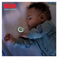 Silikonowy smoczek  NUK First Choice Night 6-18m 2 szt Hippo/Koala