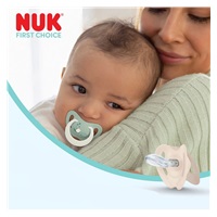 Silikonowy smoczek  NUK First Choice Night 6-18m 2 szt Hippo/Koala