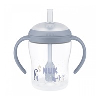 Dziecięca butelka do karmienia NUK Perfect Match do nauki picia ze słomką PENGUIN 150 ml