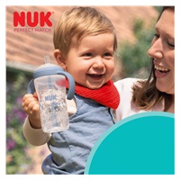 Dziecięca butelka do karmienia NUK Perfect Match do nauki picia ze słomką BEAR 150 ml