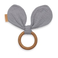 Muślinowy zestaw prezentowy dla dzieci New Baby szary