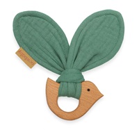 Muślinowy zestaw prezentowy dla dzieci New Baby zielony