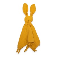 Muślinowy zestaw prezentowy dla dzieci New Baby mustard